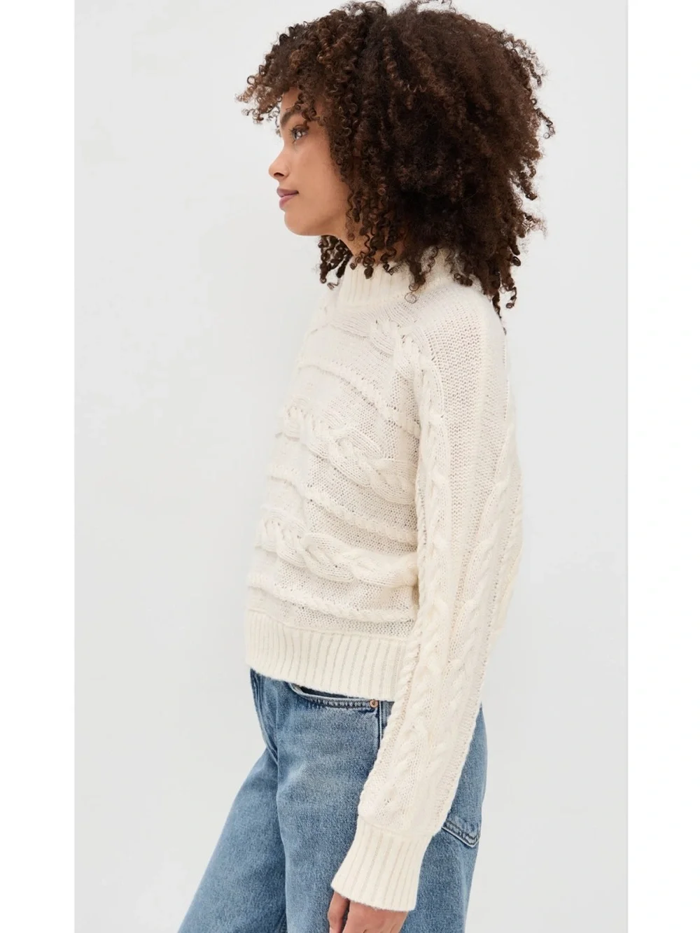 NWT Z Supply Arctic Cable Sweater Large Shopbop